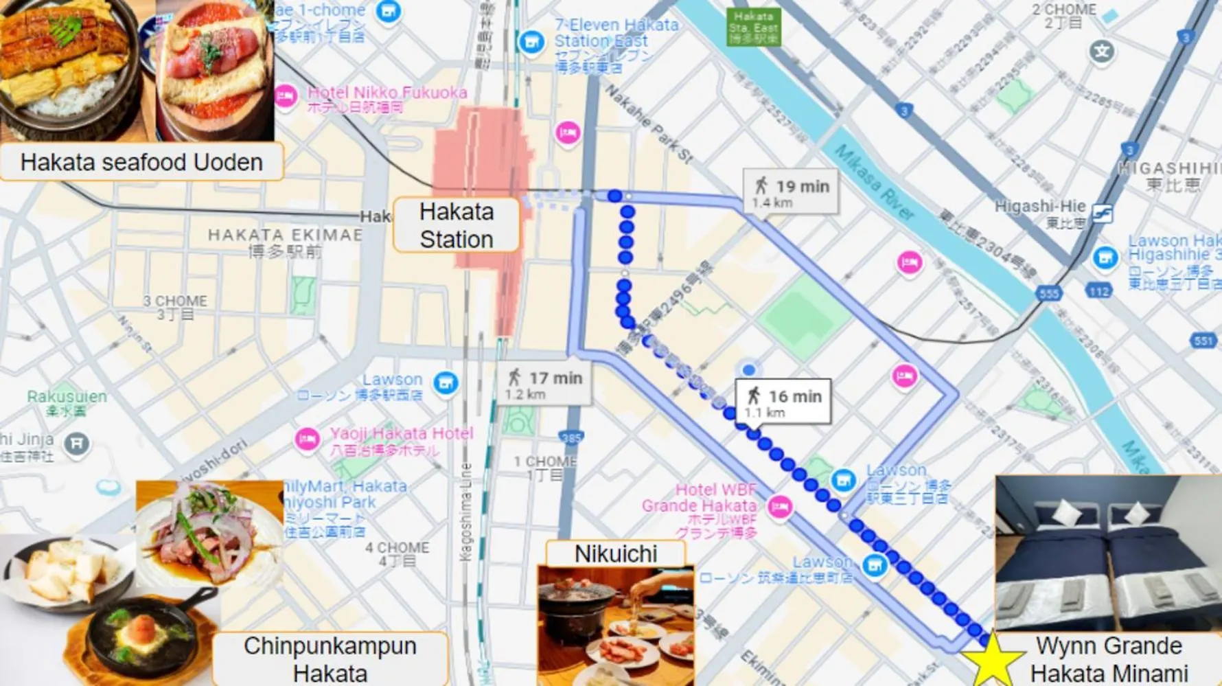 Apartmán ウィングランデ博多南 Fukuoka  Japonsko